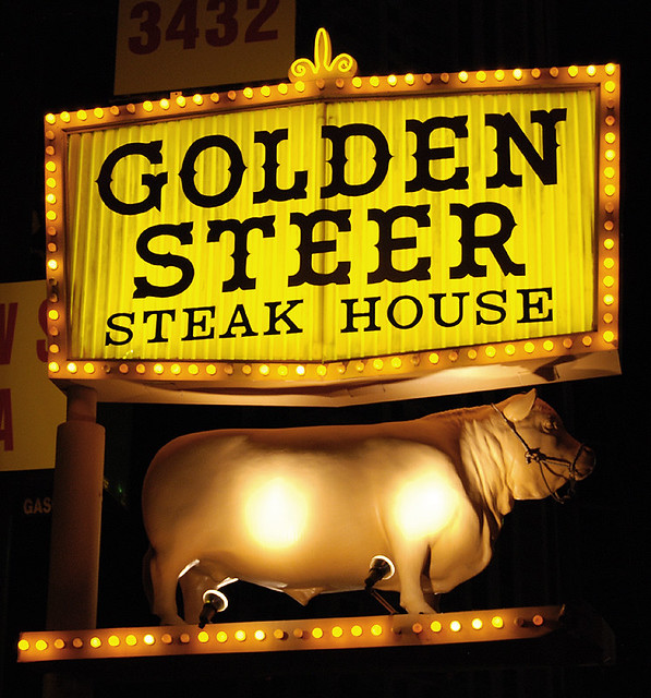 Golden Steer Steakhouse interior